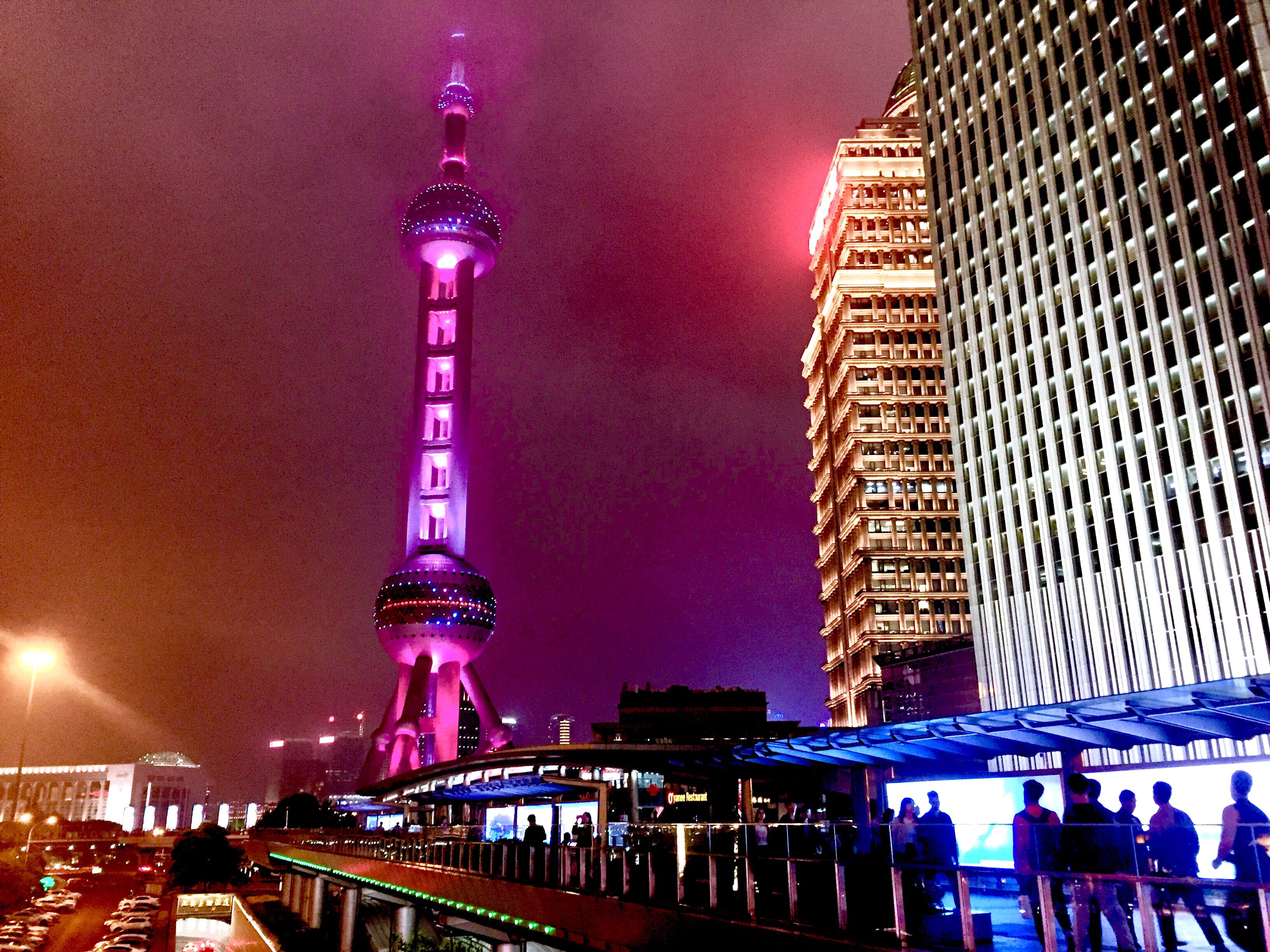 Filming in China