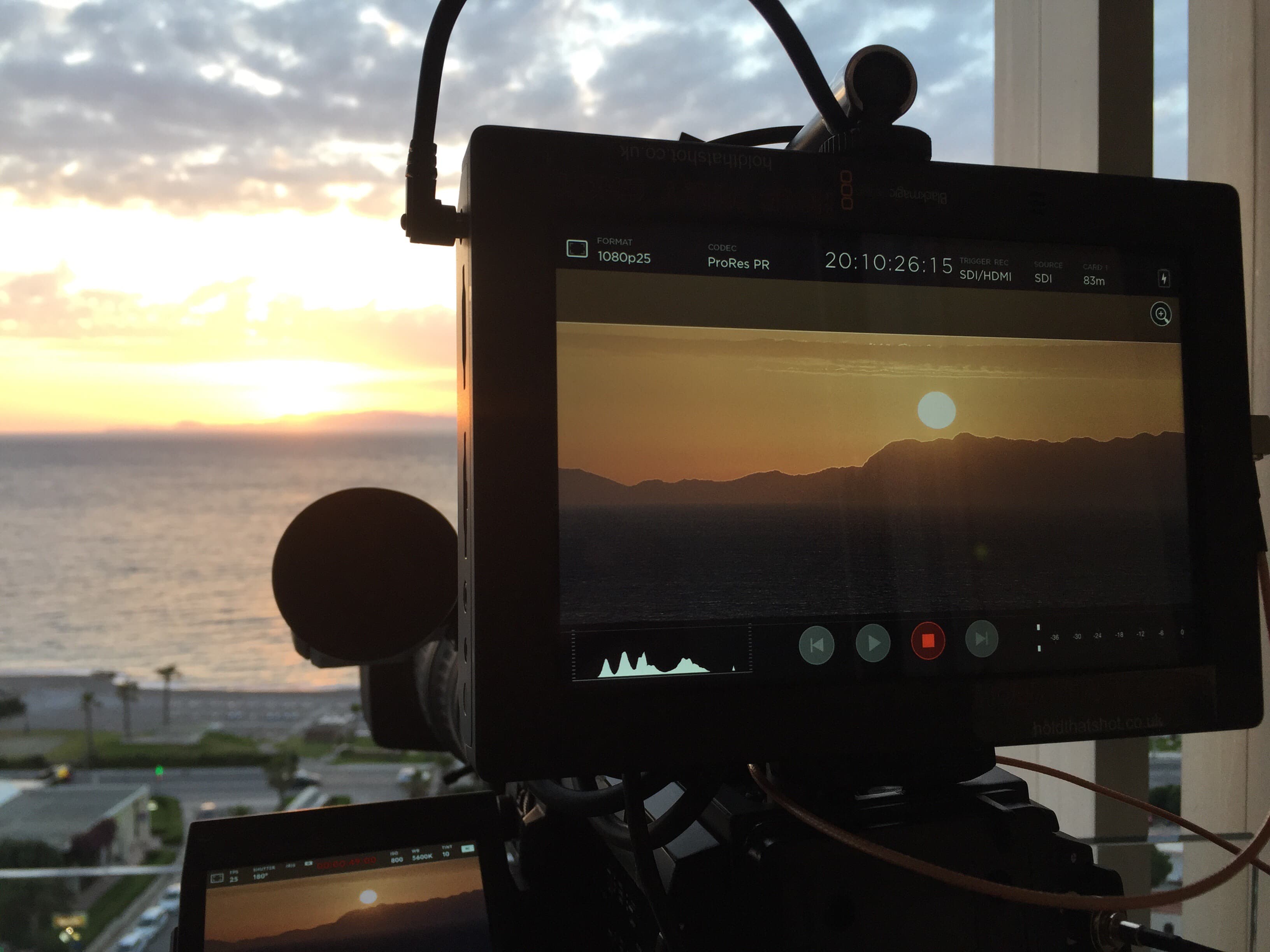 Filming in Greece